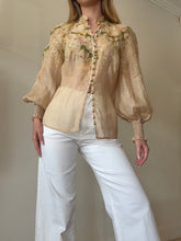 Load image into Gallery viewer, Zimmermann - Romantic Crush Buttoned  Shirt - Blush - 1
