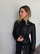 Load image into Gallery viewer, Lanvin - Suede Beaded Coat - Black - S
