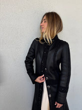 Load image into Gallery viewer, Lanvin - Suede Beaded Coat - Black - S
