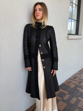 Load image into Gallery viewer, Lanvin - Suede Beaded Coat - Black - S
