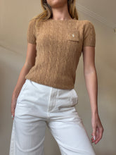 Load image into Gallery viewer, Polo Ralph Lauren - SS Cable Knit Sweater  - Tan - XS
