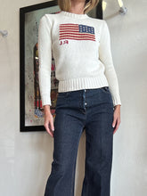 Load image into Gallery viewer, Polo Ralph Lauren - Flag Jumper - Cream - XS
