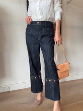 Load image into Gallery viewer, Zimmermann - Rebellion Straight Crop Jeans - Dark Denim - 30 - RRP$850

