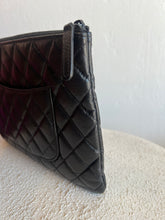 Load image into Gallery viewer, Chanel - Quilted Caviar Leather Pouch Clutch  - Black - Small - w box/dust bag
