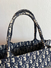 Load image into Gallery viewer, Dior - Book Canvas Tote - Ecru/Blue - M - RRP$5100 w dust bag
