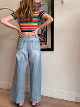 Load image into Gallery viewer, Scanlan Theodore - Ribbed knit SS Top - Rainbow - XS
