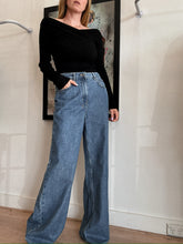 Load image into Gallery viewer, Ksubi - Cotton Ultra Wide Leg Jeans - Mid Denim - 28

