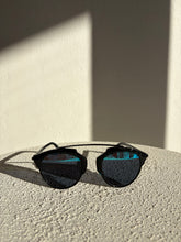 Load image into Gallery viewer, Dior - So Real Aviator Sunglasses - Black/Blue  -

