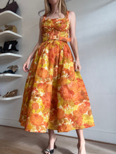 Load image into Gallery viewer, Zimmermann - High Tide Floral Picnic Maxi Dress - Orange - 1 - RRP$1950
