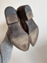 Load image into Gallery viewer, Damy - Flames Embrpidery Ankle Boots - Brown - 38.5 - RRP$679
