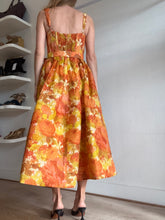 Load image into Gallery viewer, Zimmermann - High Tide Floral Picnic Maxi Dress - Orange - 1 - RRP$1950
