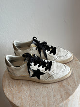 Load image into Gallery viewer, Golden Goose - Ball Star Leather Sneaker - White/Black/Grey - 41 - RRP$865
