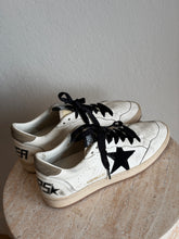 Load image into Gallery viewer, Golden Goose - Ball Star Leather Sneaker - White/Black/Grey - 41 - RRP$865
