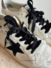 Load image into Gallery viewer, Golden Goose - Ball Star Leather Sneaker - White/Black/Grey - 41 - RRP$865
