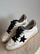 Load image into Gallery viewer, Golden Goose - Ball Star Leather Sneaker - White/Black/Grey - 41 - RRP$865
