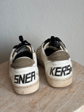 Load image into Gallery viewer, Golden Goose - Ball Star Leather Sneaker - White/Black/Grey - 41 - RRP$865
