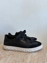 Load image into Gallery viewer, Jimmy Choo -Diamond Fleck Leather Sneaker - Black - 36.5 - RRP$1100
