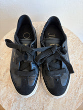 Load image into Gallery viewer, Jimmy Choo -Diamond Fleck Leather Sneaker - Black - 36.5 - RRP$1100
