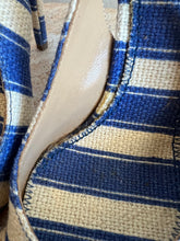 Load image into Gallery viewer, Dolce &amp; Gabbana - Belluci Striped Slingback Heels - Blue - 36
