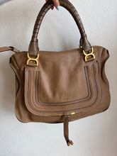 Load image into Gallery viewer, Chloe - Marcie Satchel Bag - Tan - L - RRP$3,400
