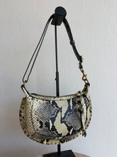 Load image into Gallery viewer, Isabel Marant - Oskan Moon Embellished Leather ShoulderBag - Snakeskin - S - RRP$1600
