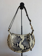 Load image into Gallery viewer, Isabel Marant - Oskan Moon Embellished Leather ShoulderBag - Snakeskin - S - RRP$1600
