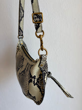 Load image into Gallery viewer, Isabel Marant - Oskan Moon Embellished Leather ShoulderBag - Snakeskin - S - RRP$1600
