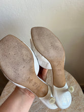 Load image into Gallery viewer, Louis Vuitton - Neo Revival  Mules - White - 37.5 - $1570
