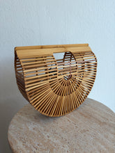Load image into Gallery viewer, Cult Gaia - Gaia's Ark Woven Bag - Wood - S
