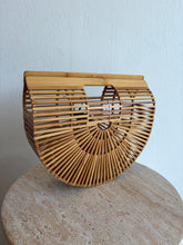 Load image into Gallery viewer, Cult Gaia - Gaia's Ark Woven Bag - Wood - S
