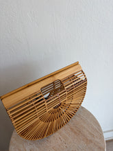 Load image into Gallery viewer, Cult Gaia - Gaia's Ark Woven Bag - Wood - S
