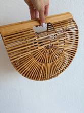 Load image into Gallery viewer, Cult Gaia - Gaia's Ark Woven Bag - Wood - S

