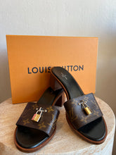 Load image into Gallery viewer, Louis Vuitton - Lock It Mules - Monogram - 37.5 - RRP $1020
