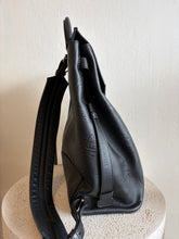 Load image into Gallery viewer, Bally - Embossed Backpack Bag - Black - L
