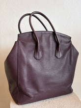Load image into Gallery viewer, Bally - Jumbo Grained Leather Sommet Bag - Eggplant - L
