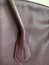 Load image into Gallery viewer, Bally - Jumbo Grained Leather Sommet Bag - Eggplant - L
