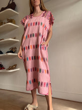 Load image into Gallery viewer, Pippa Holt - Stripe Kaftan Dress - Pink - One Size - RRP $1231
