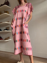 Load image into Gallery viewer, Pippa Holt - Stripe Kaftan Dress - Pink - One Size - RRP $1231
