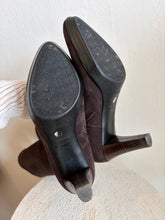 Load image into Gallery viewer, Aquatalia - Rhumba Weatherproof Knee High Boot - Chocolate Suede - 39 - RRP$997
