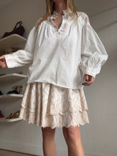 Load image into Gallery viewer, Ixiah - Set - LS Shirt &amp; Mini White w Tan Embodiery - 10

