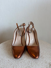 Load image into Gallery viewer, Chloe - Mary Jane Slingback Pumps - Bronze - 41
