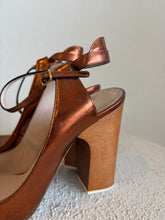 Load image into Gallery viewer, Chloe - Mary Jane Slingback Pumps - Bronze - 41
