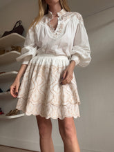 Load image into Gallery viewer, Ixiah - Set - LS Shirt &amp; Mini White w Tan Embodiery - 10
