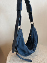 Load image into Gallery viewer, Proenza Schouler - Suede Slung Bag - Slate Blue - S - RRP$999.99
