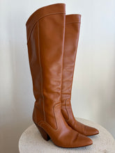 Load image into Gallery viewer, Zimmermann - Pointy Leather knee Boots - Tan - 38 -RRP$1,350
