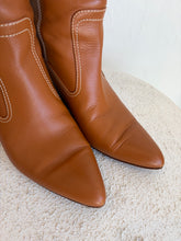 Load image into Gallery viewer, Zimmermann - Pointy Leather knee Boots - Tan - 38 -RRP$1,350
