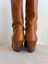 Load image into Gallery viewer, Zimmermann - Pointy Leather knee Boots - Tan - 38 -RRP$1,350
