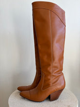 Load image into Gallery viewer, Zimmermann - Pointy Leather knee Boots - Tan - 38 -RRP$1,350
