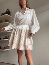 Load image into Gallery viewer, Ixiah - Set - LS Shirt &amp; Mini White w Tan Embodiery - 10
