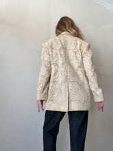 Load image into Gallery viewer, Scanlan Theodore - Lace Single Breasted Blazer  - Sand - 8
